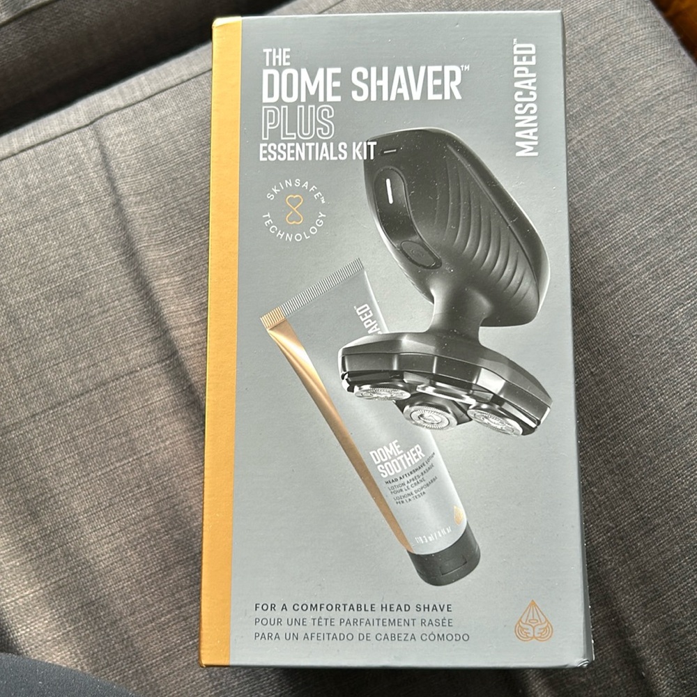 Brand new unopened manscaped dome plus essentials kit (comes with dome soother)